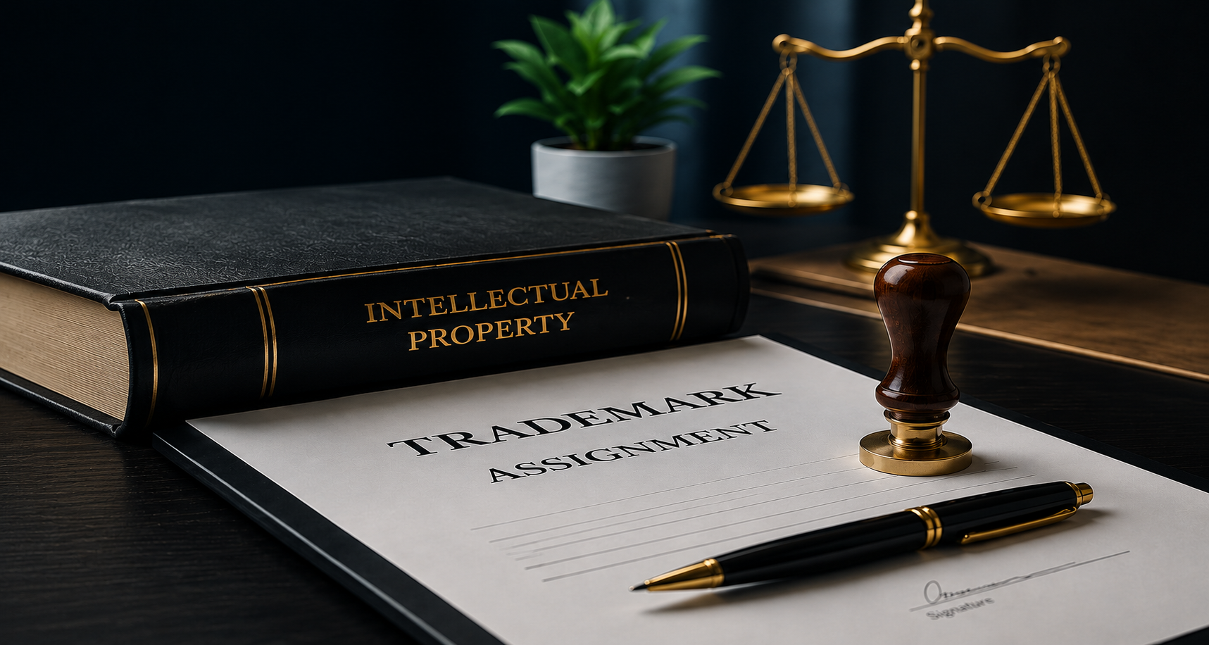 Trademark Assignment Banner